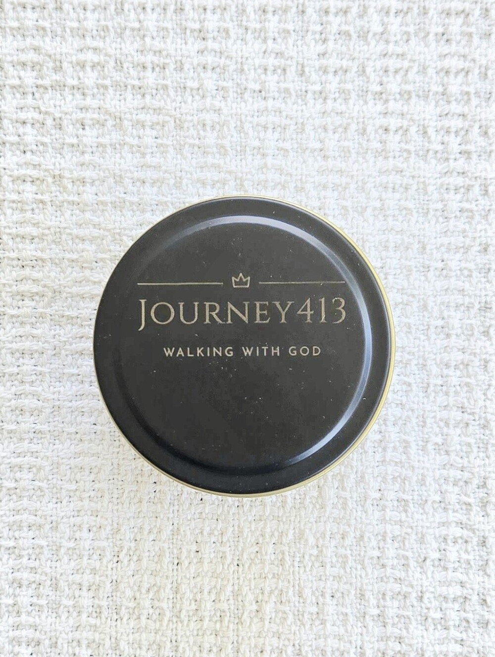 Scented Tin Small Candle - Green - Picture 3 of 3